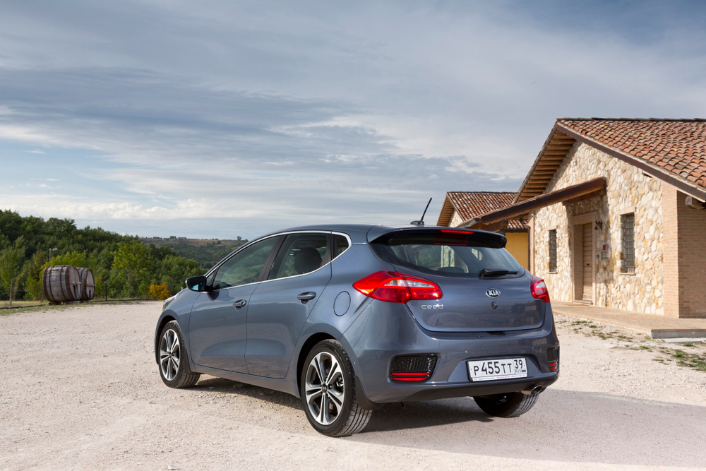 Порог правый Kia Ceed 2 2012-2018 (1мм)