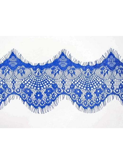 Кружево Французское, ш. 12 см, синий