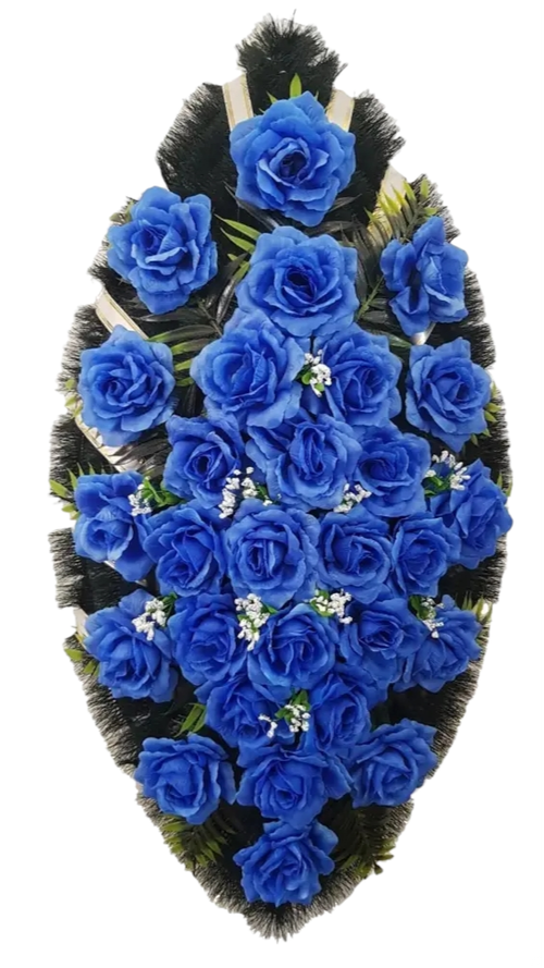 Венок из искусственных цветов «Классика №46» (125 см)