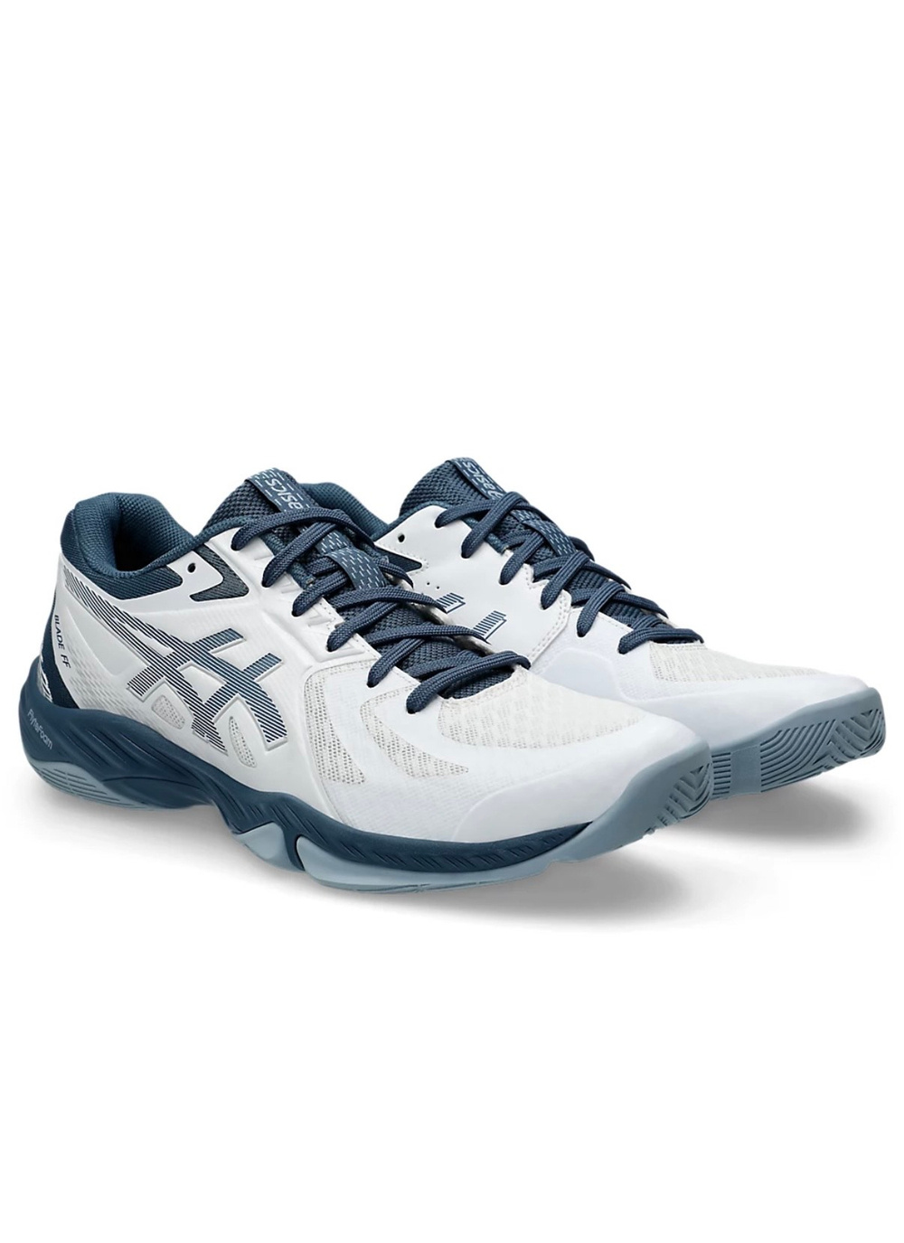 ASICS, BLADE FF, Handball, WHITE/VINTAGE INDIGO, MEN, US 11 /EUR 45 /UK 10 /СМ 29