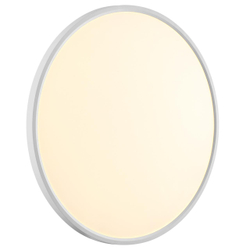 7659/48L MITRA LED SN 551 Светильник пластик/белый LED 48Вт 3000/4000K D600 IP40 ALFA WHITE