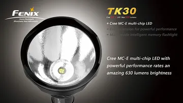 Фонарь Fenix Мод. TK30 (630лм-300м)