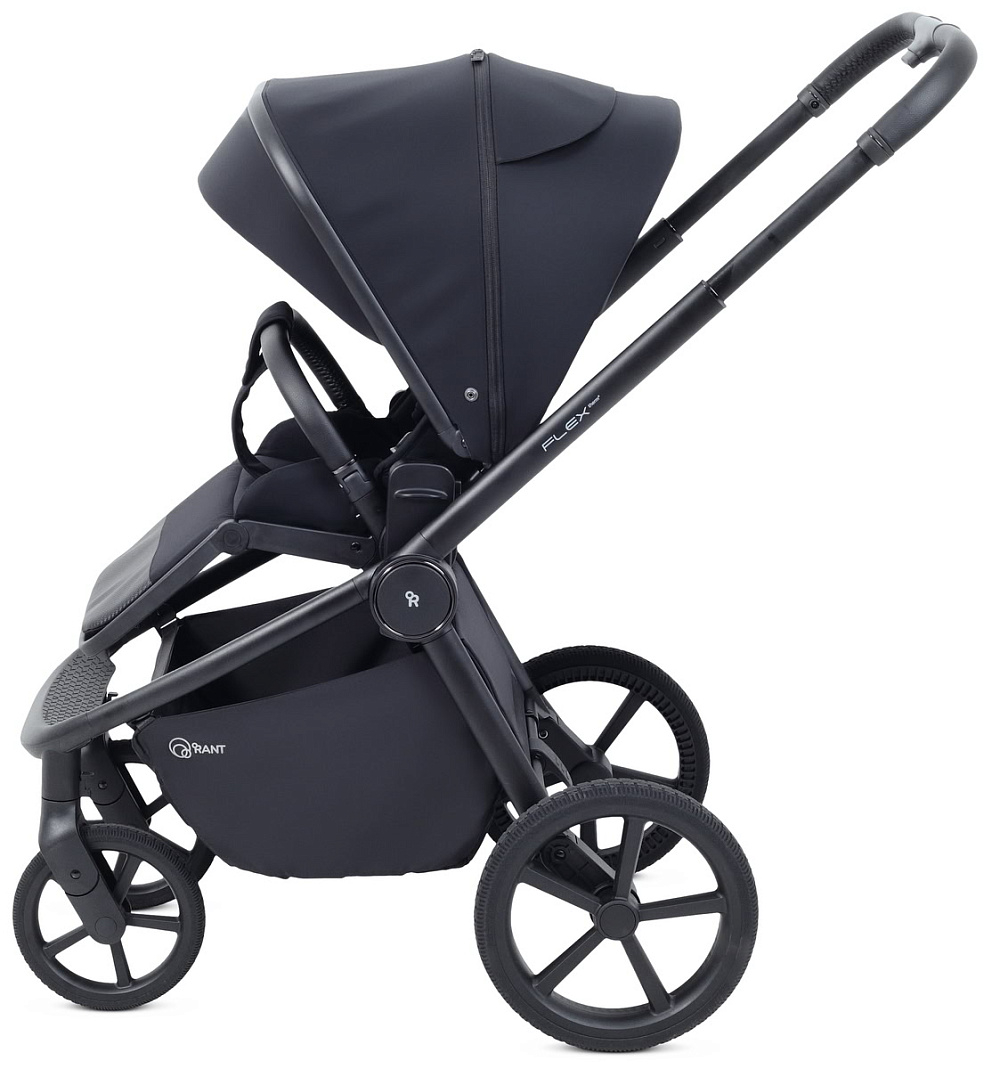 Детская коляска Rant Flex Therm Soft 3 в 1 с автокреслом Evomax Grey Midnight Black