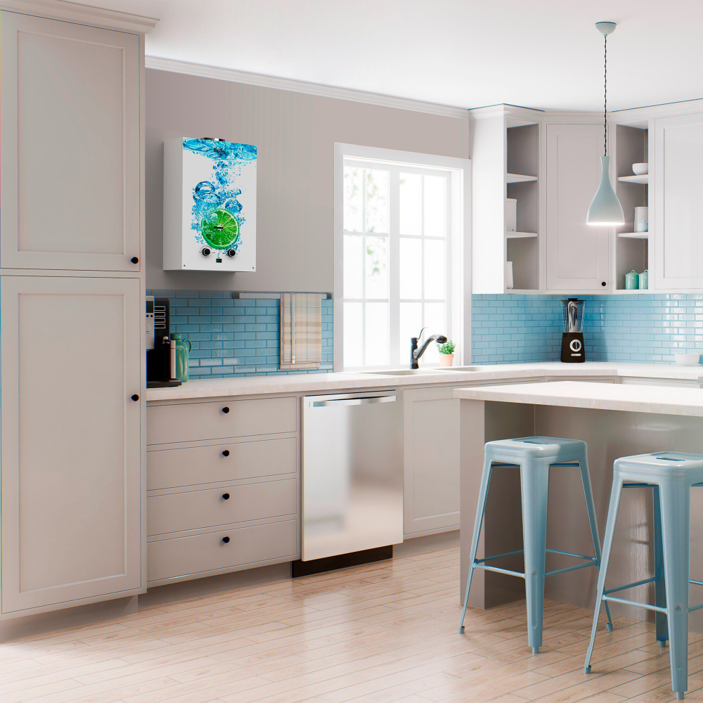 Колонка газовая Ballu GWH 10 Fiery Glass Lime