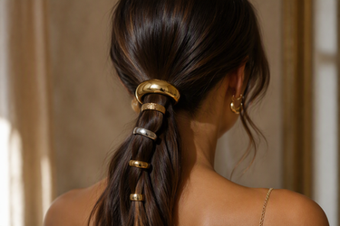 Hair Cuffs: модные причёски с металлическими резинками