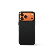 Чехол для iPhone 17 - Зернистая кожа - чёрный