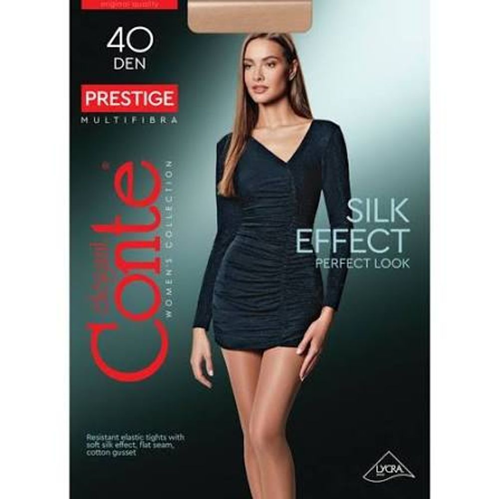 Колготки "CONTE" prestige 40ден №3 nero