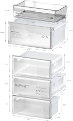 Двухкамерный холодильник Bosch KGN397WCT