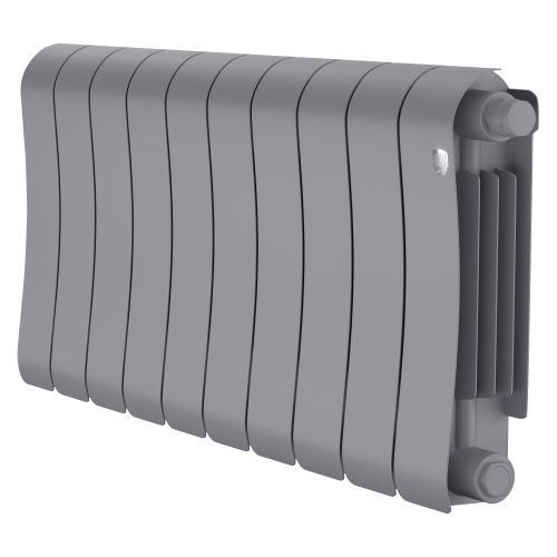 Радиатор биметаллический Royal Thermo Infinity 300 Silver Satin VR80 - 10 секц.