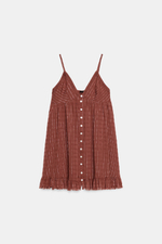 МИНИ-ПЛАТЬЕ В ПОЛОСКУ С БЛЕСТЯЩЕЙ НИТЬЮ — ZARA