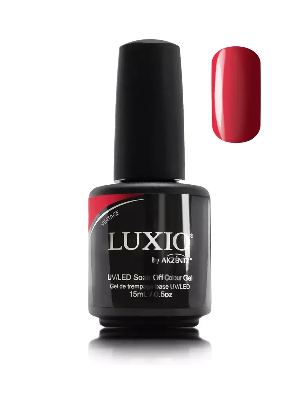 Гель лак Luxio Vintage для ногтей 15 мл красный