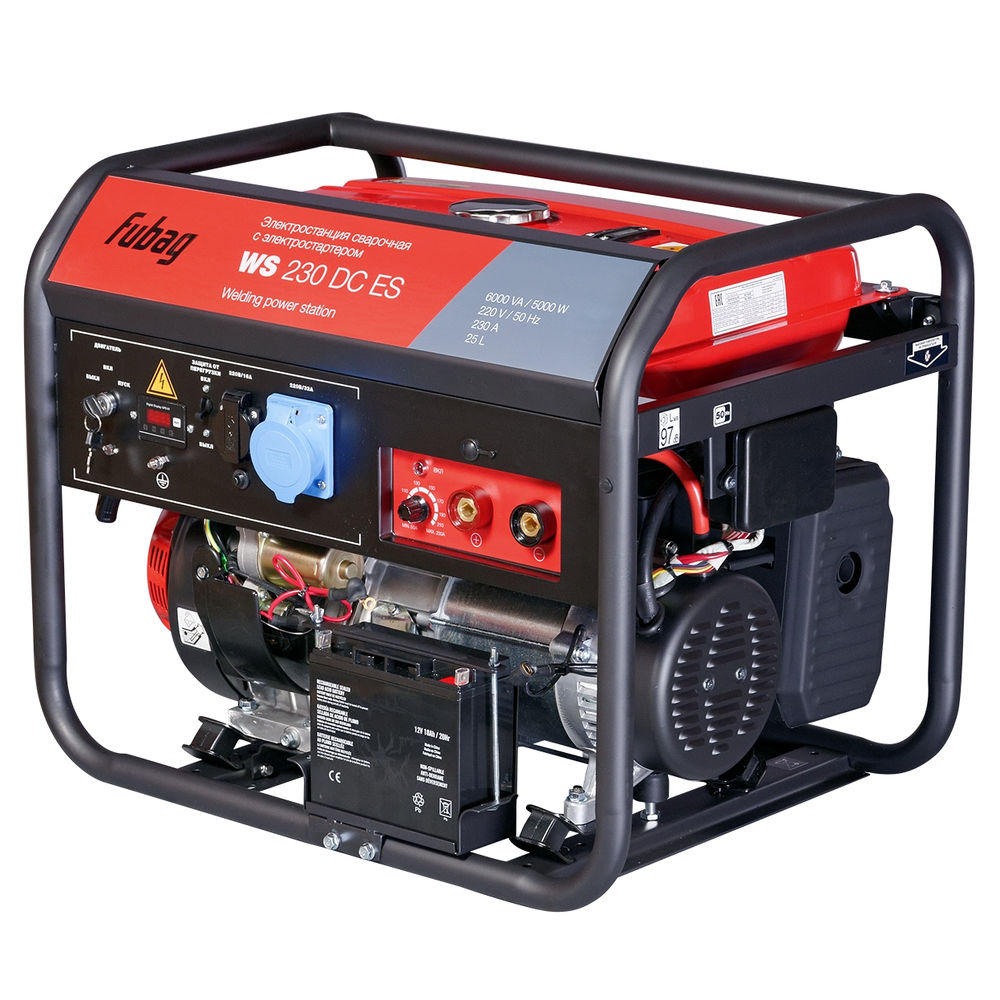 Сварочная генераторная установка Fubag WS 230 DC ES бензиновая (220В)
