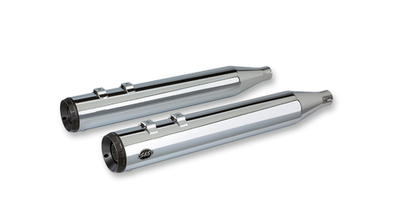 Muffler, Kit, Grand National End Caps, 4", Chrome Shell, M8 2017 Touring