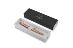Подарочный набор: Jotter XL SE20 Monochrome в подарочной упаковке, цвет: Pink Gold, стержень Mblue и Ежедневник черный недатированный