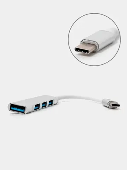 USB-Концентратор (Хаб) 4-USB-порта 1-USB3.0 3-USB2.0