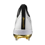 Low Top Upper Height Baseball Shoes Men"s White Gold