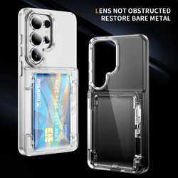 Прозрачный чехол Lumen Case с подставкой 2‑в‑1 и отделением для карт: Samsung Galaxy S26 Ultra