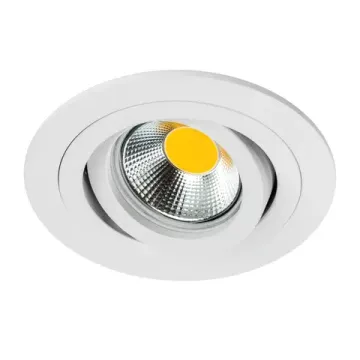 Встраиваемый точечный светильник 1*MR16/GU10 011610 белый Singo Base Lightstar