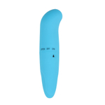 Голубой мини-вибратор Powerful Invigorate G-Spot - 12 см. (Цвет: голубой)