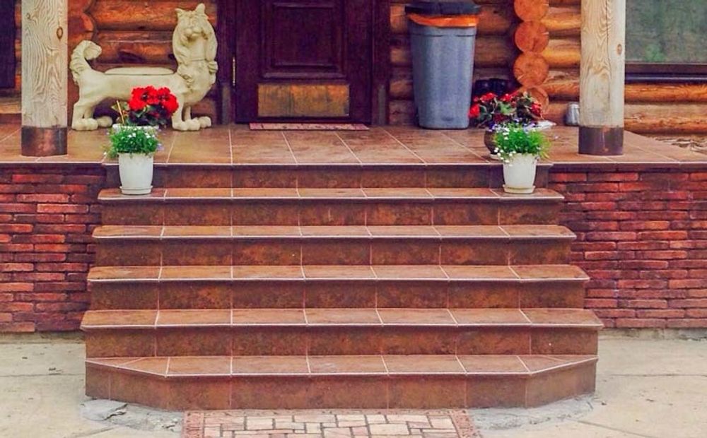 Westerwalder Klinker - WKS 31130 S Atrium Scotch 310x320x9,5 - Клинкерная фронтальная ступень