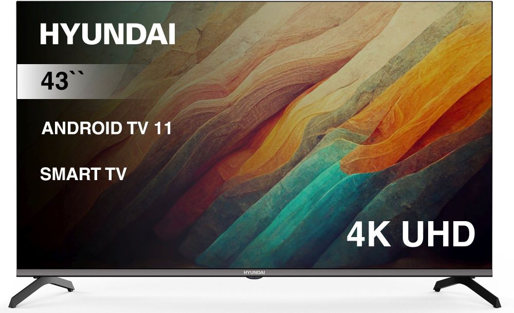 ЖК телевизор Hyundai H-LED43BU7006(UHD Smart,metal frameless)