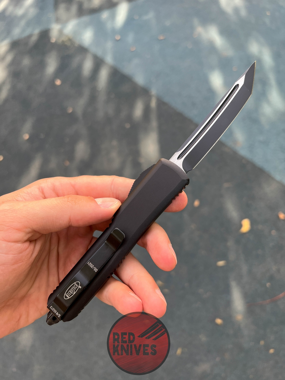 Нож Microtech Ultratech G10 T/E - рукоять светлый G10, клинок танто RK-344