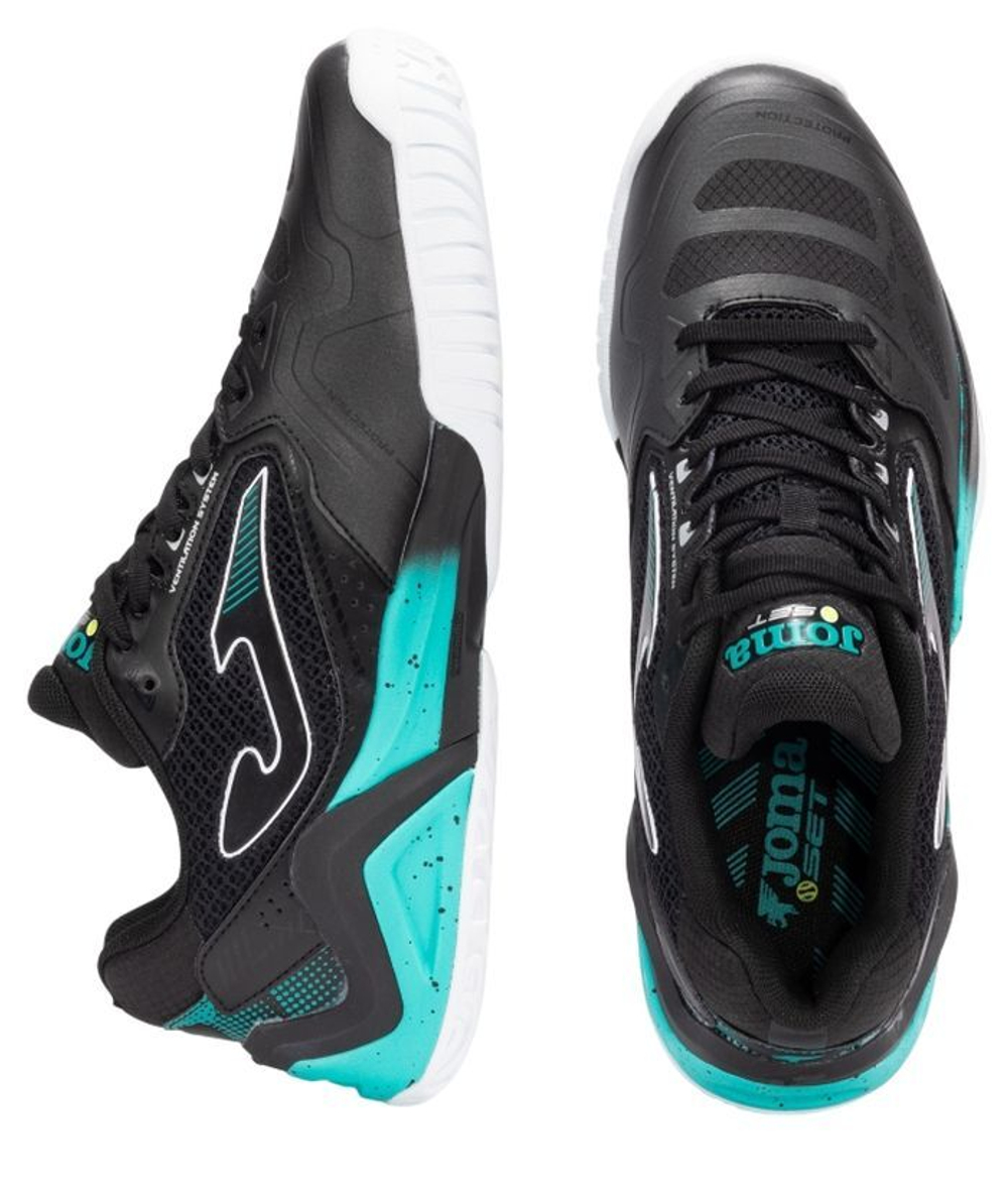Мужские кроссовки теннисные Joma Set Men 2501 - черный