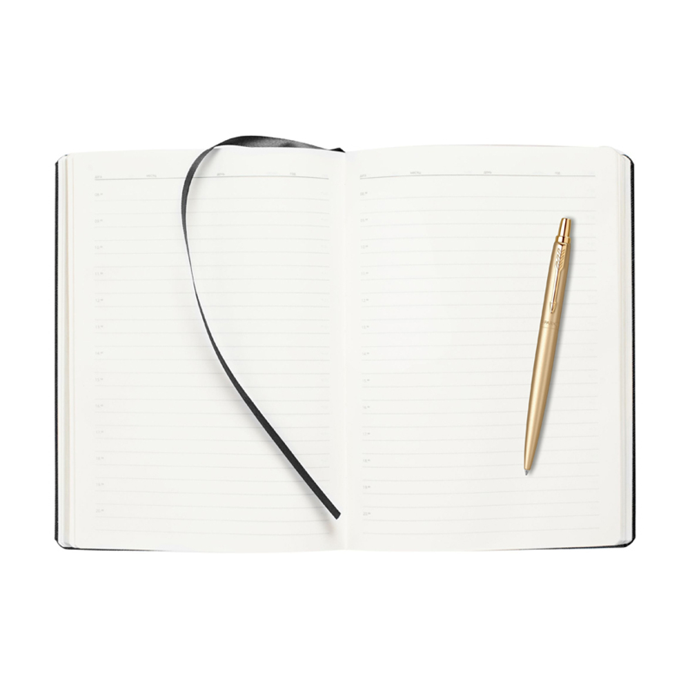 Подарочный набор: Шариковая ручка Parker Jotter XL + ежедневник, черный