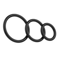 Набор из 3 эрекционных колец 4см, 5см и 6см Baile Ring Rubbet Set BI-026013