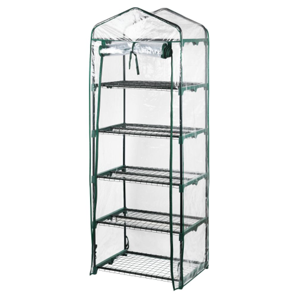 Чехол для теплиц GREEN APPLE GA-House-5-PVC cover на молнии 1930х690х490 мм | GREEN APPLE