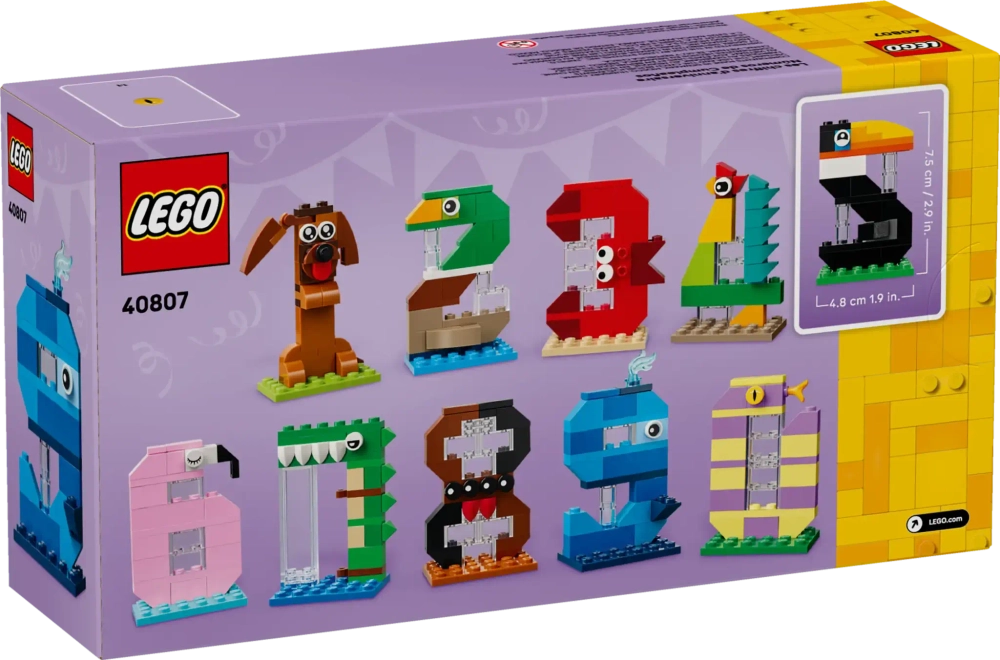 Конструктор LEGO 40807 Числа на день рождения