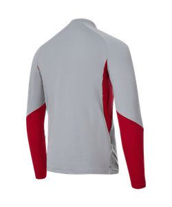 Джемпер тренировочный Jögel PREMIER PerFormDRY Spartak Training Zip Top, серый/темно-красный