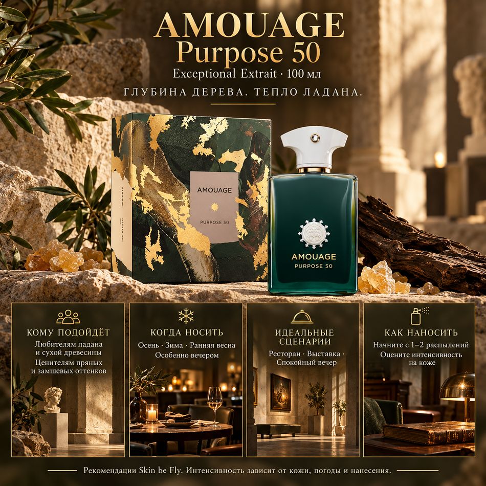 Amouage Purpose 50 Extrait 100 мл — оригинал
