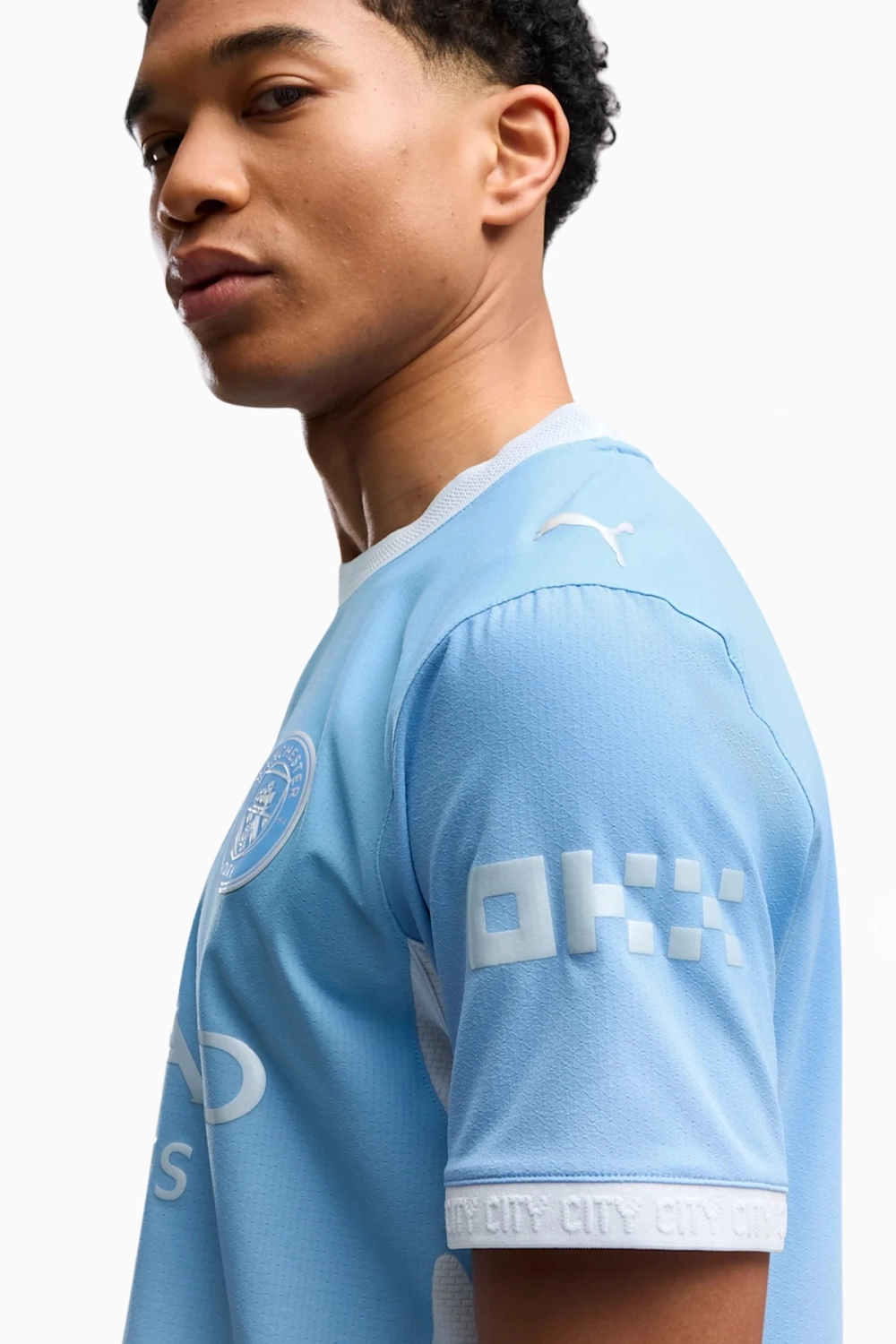 Футболка Puma Manchester City 26/27 Home Authentic - голубой