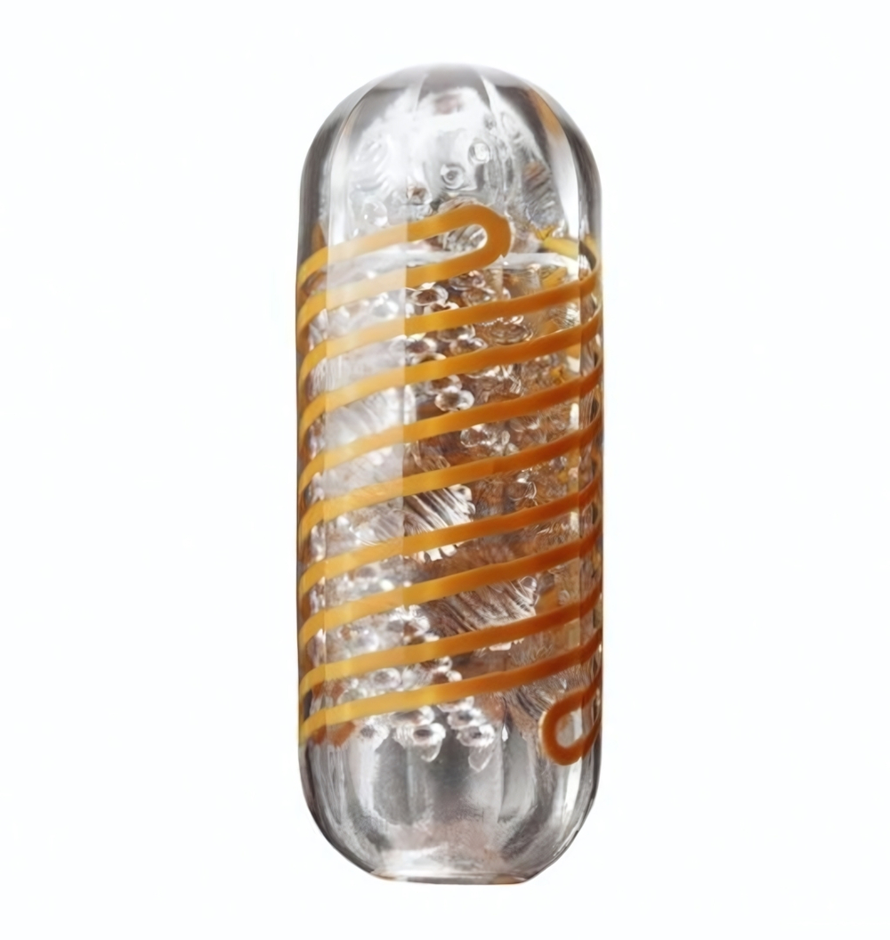 Мастурбатор SPINNER Beads (Цвет: желтый)