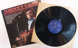 Винтажная виниловая пластинка LP Johnny Cash Im So Lonesome I Could Cry (UK 1975)