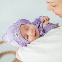 Чепчик с рюшей "Лаванда" 0+