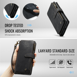 Многофункциональный чехол-кошелек CaseMe 3 in 1 Matte Wallet для Samsung Galaxy S26+
