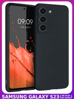 Мягкий Soft Touch чехол из силикона для SAMSUNG GALAXY S23 (не ULTRA / FE / PLUS!) с бархатной подкладкой