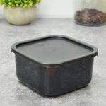 Контейнер для продуктов 0,8л квадратный Sugar&Spice Black