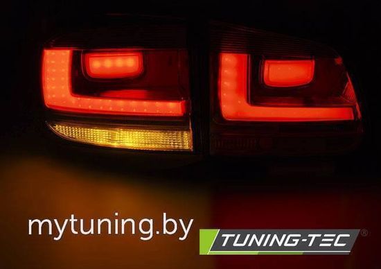 Задние фонари для Volkswagen Tiguan I (07-11) LED Red Smoke