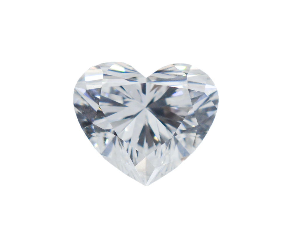 Лабораторно-выращенный бриллиант сердце 7.53 х 8.80 х 5.37 мм D/VVS2 2.08 ct