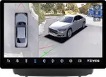 Магнитола для Hyundai iХ35, Tucson 2 2009-2015 (штатный усилитель, прямое подключение, рамка 10) - Teyes CC3-2K-360 монитор 13" 2K QLED на Android 10, Быстрая, CarPlay, 4G SIM-слот, 4 камеры в комплекте