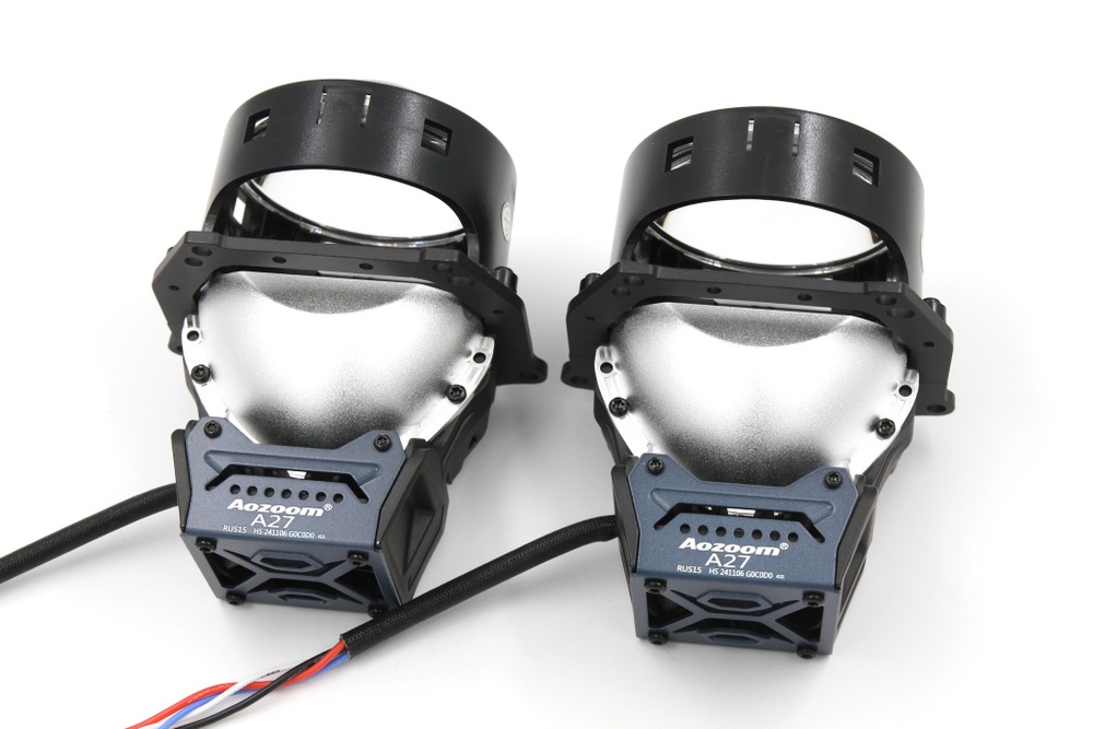 Билед модули Aozoom A27 3.0 дюйма, 2 чипа, 5500K, 12V, 59W/68W, крепление 3R (комплект, 2шт)