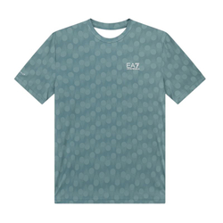 Мужская футболка EA7 Man Jersey - green dots