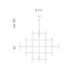люстра Crown Major Chandelier ( хром )