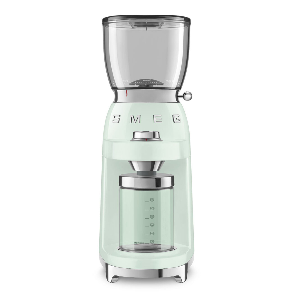 Кофемолка Smeg CGF11PGEU, пастельный зеленый