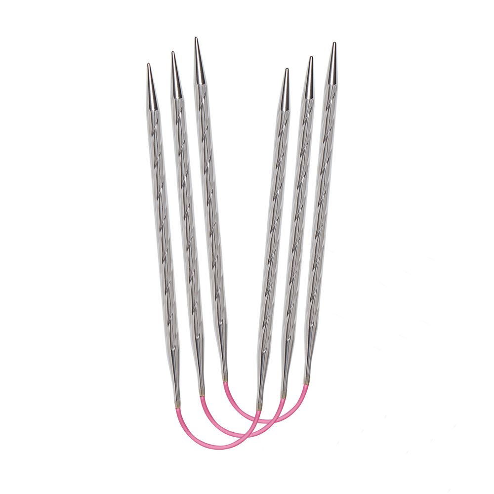 Спицы чулочные гибкие AddiCraSyTrio Unicorn Lace Long, супергладкие ⌀3.25 мм, 30 см Спицы чулочные гибкие AddiCraSyTrio Unicorn Lace Long, супергладкие ⌀3.25 мм, 30 см