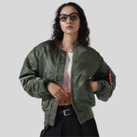Бомбер Alpha Industries MA-1 W Sage Green (Зеленый)