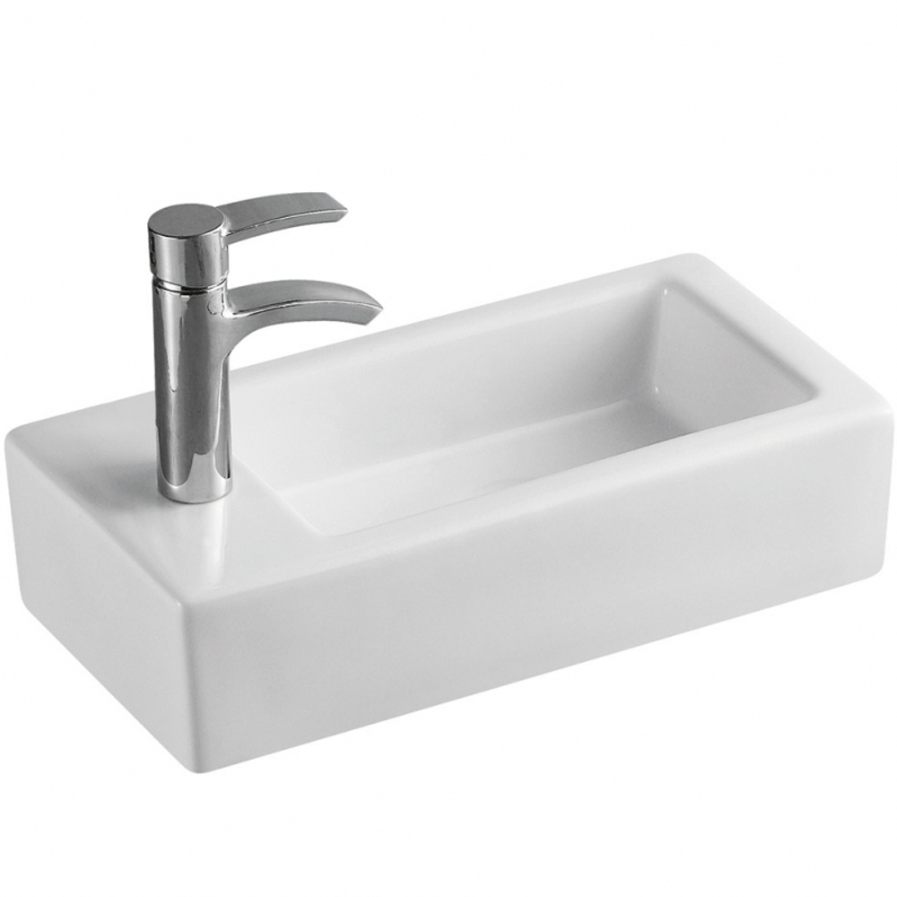 Раковина WeltWasser Aisbach 5092 L 37 10000003872 Белый глянец